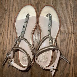 Vince Camuto Sulvento Studded Sandal Egyptian Gold